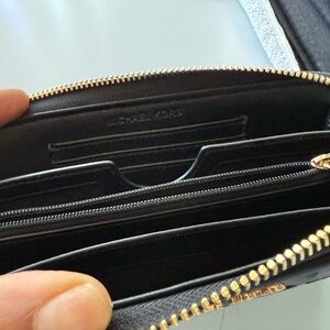 Michael Kors Black Leather Wallet